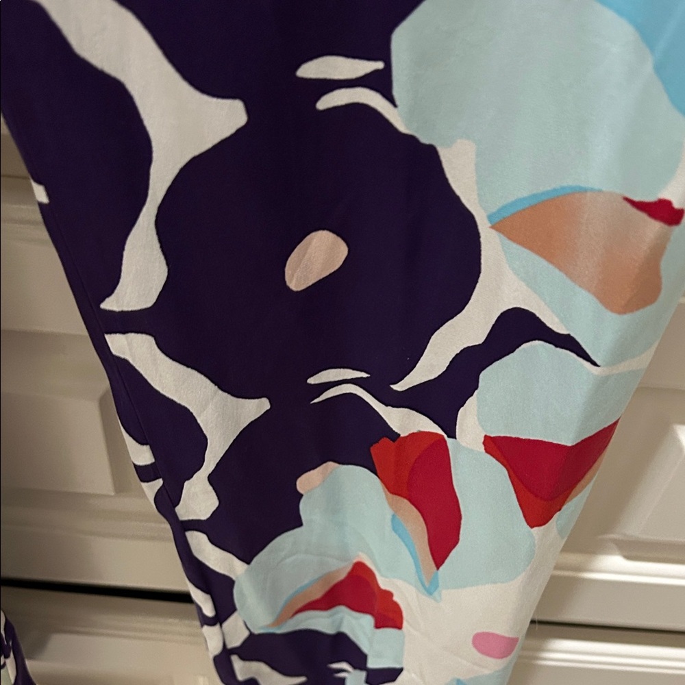 Diane Von Furstenberg Multicolor Floral Silk Pants - Picture 9 of 14
